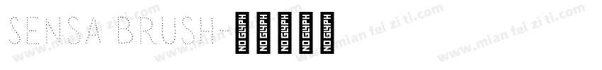 Sensa Brush字体转换